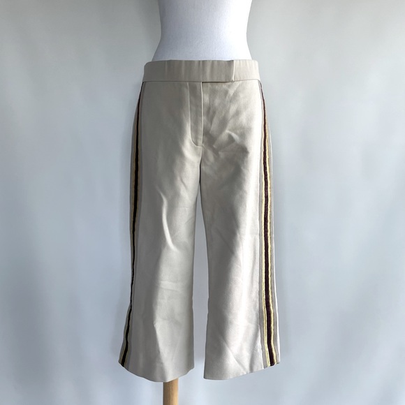 Marc Jacobs Tuxedo Stripe Crop Pants - sz 4 - Picture 1 of 6